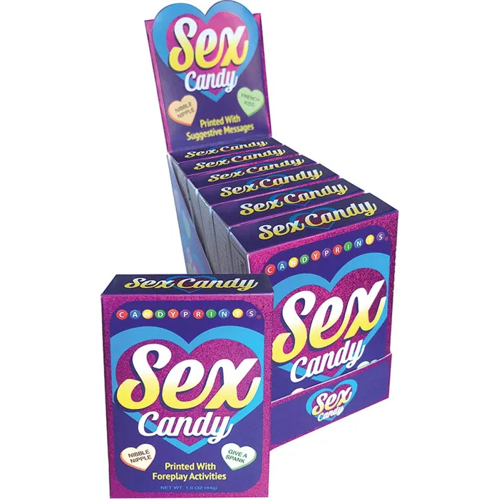 CANDYPRINTS Dildos Sex Candy Display 6 Pc