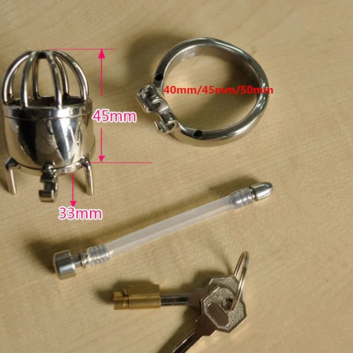 CHASTITY CAGE CO Male Sex Toys Metal Chastity Cage 177 inches long