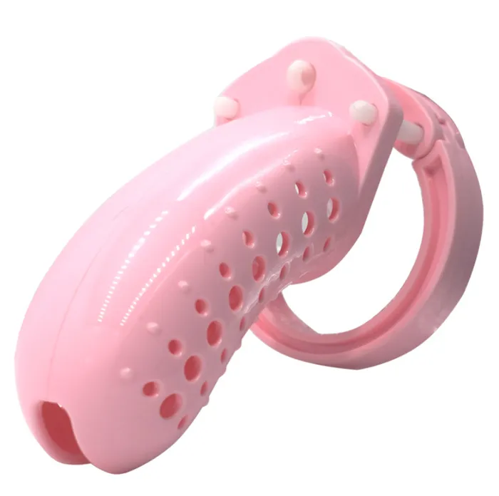 CHASTITY CAGE CO Male Sex Toys Plastic Chastity Cage 45 Inches Long All 5 Rings Included CHASTITY CAGE CO Male Sex Toys Plastic Chastity Cage 45 Inches Long All 5 Rings Included
