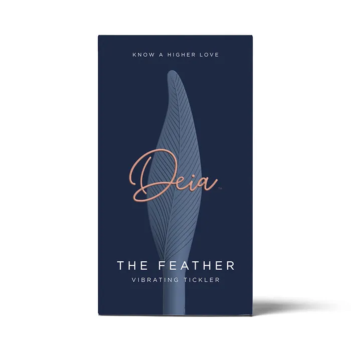 Clio Designs Inc Anal Deia The Feather Silicone Blue