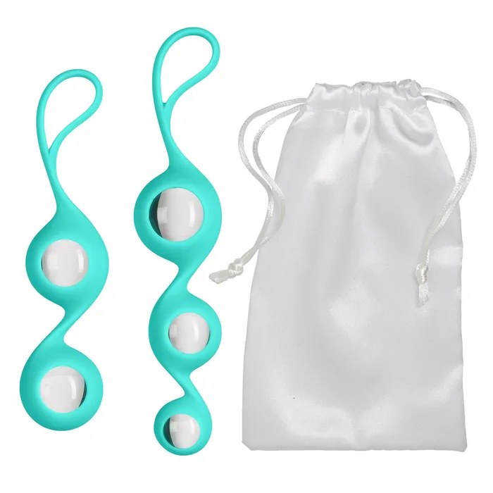 Cloud 9 Novelties Cloud 9 Health Wellness Borosilicate Kegel Training Set Teal Female Sex Toys Cloud 9 Novelties Cloud 9 Health Wellness Borosilicate Kegel Training Set Teal Female Sex Toys