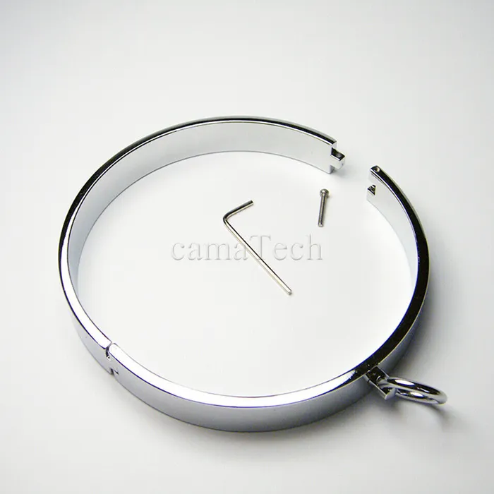 Collars Leashes Stainless Steel Metal Collar Slave Play Bdsm Neck Restraints Fetish House of Dasein Anal