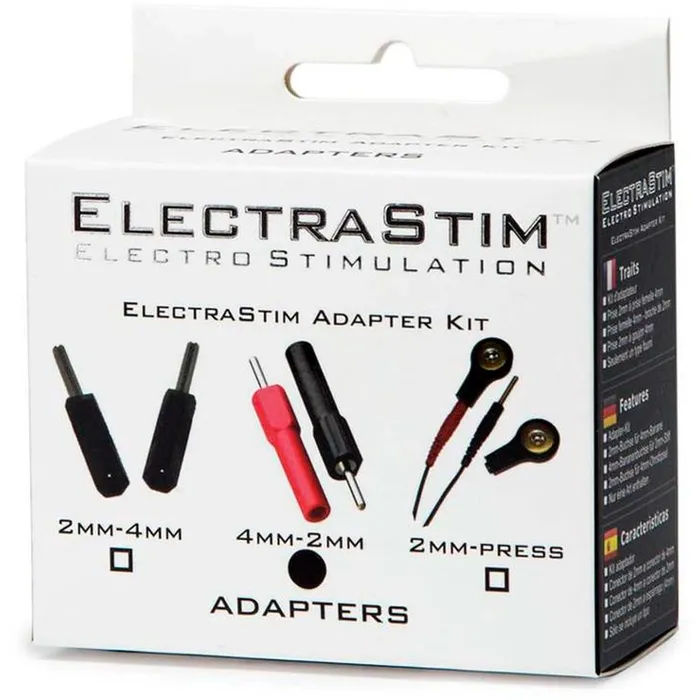 Couples Cyrex Electro ElectraStim Adapter Kit 2mmPress Couples Cyrex Electro ElectraStim Adapter Kit 2mmPress