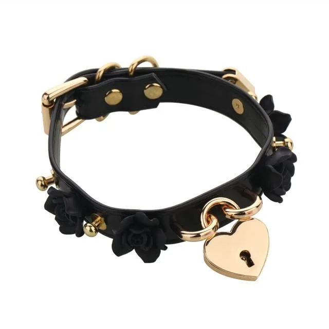 DDLG Rose Flower Choker CHASTITY CAGE CO Vibrators
