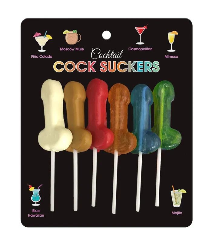 Dildos Kheper Games Cocktail Cock Suckers Adult Candy MultiColored 6 10 Count 071 Ounces Kheper Games Dildos Kheper Games Cocktail Cock Suckers Adult Candy MultiColored 6 10 Count 071 Ounces Kheper Games
