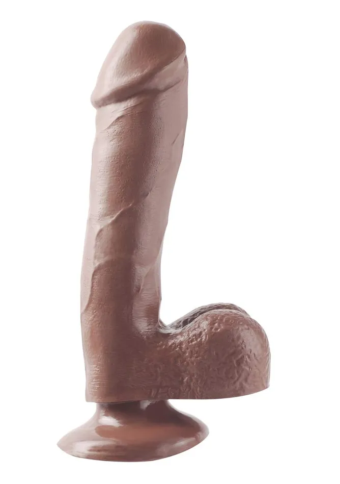 Dildos Pipedream Pipedream Basix 75Inch Suction Cup Dong Brown