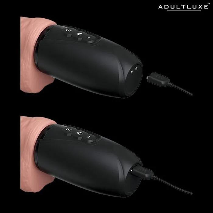 Dildos Pipedream Products Thrusting Warming and Vibrating 65 Inch Dong