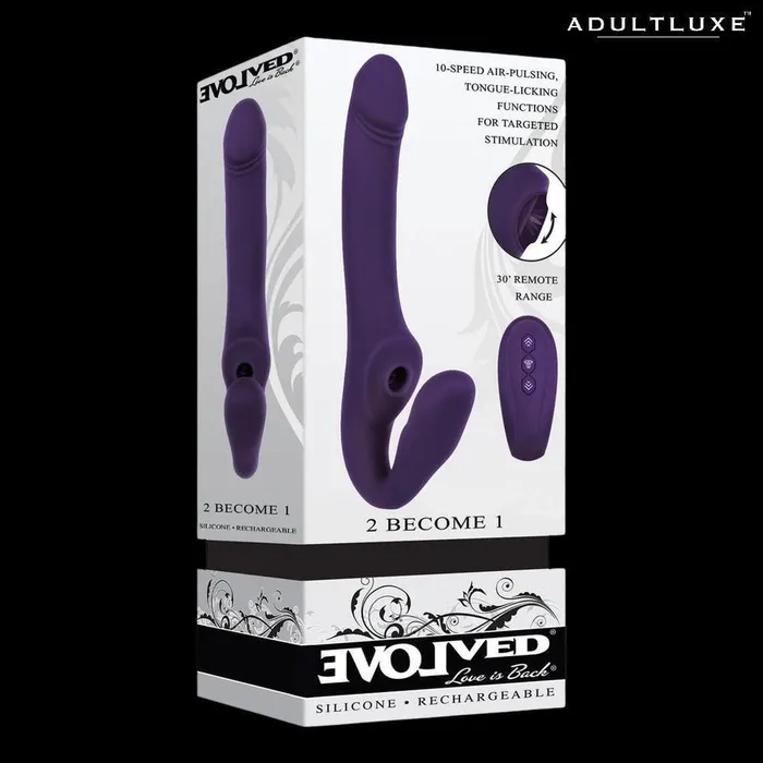 Female Sex Toys Strapless Dildo with Air Suction and Remote Evolved Novelties