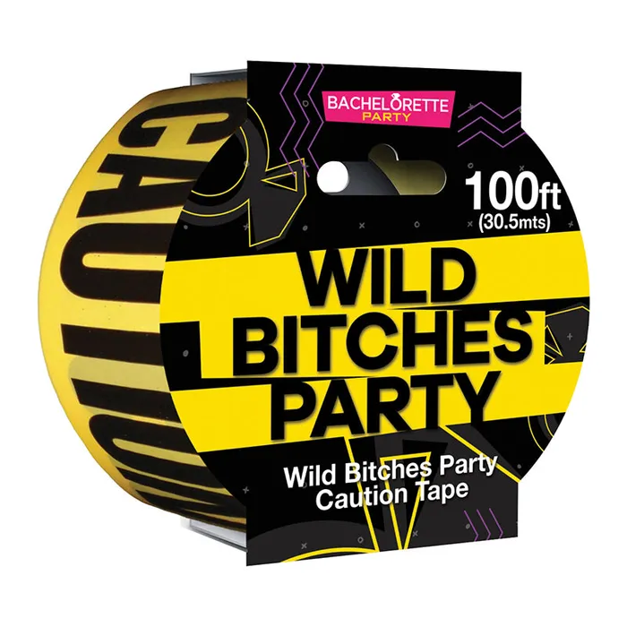 Hott Products Unlimited Vibrators Wild Bitches Caution Party Tape 100