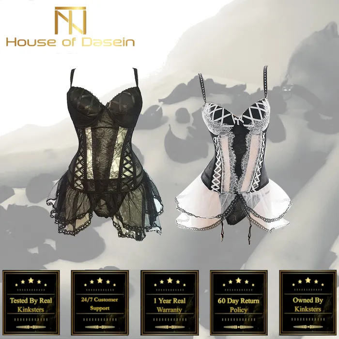 House of Dasein Vibrators Womens Costumes Sexy Maid Costume Women Lingerie Bdsm Cosplay Roleplay