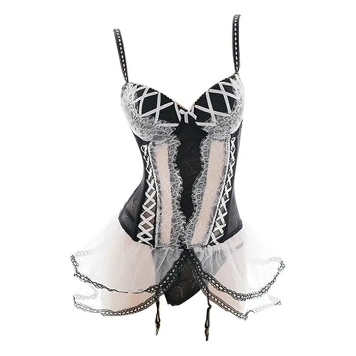 House of Dasein Vibrators Womens Costumes Sexy Maid Costume Women Lingerie Bdsm Cosplay Roleplay