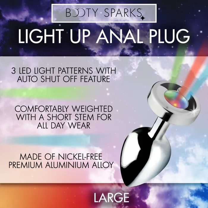 Light Up Anal Plug Booty Sparks Male Sex Toys Light Up Anal Plug Booty Sparks Male Sex Toys