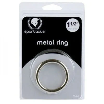 Male Sex Toys Landco Spartacus Nickel Cock Ring 15 inches