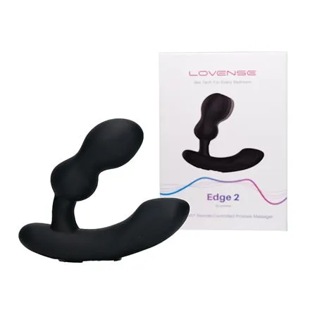 Male Sex Toys Lovense Lovense Edge 2 Bluetooth RemoteControlled Adjustable Prostate Massager