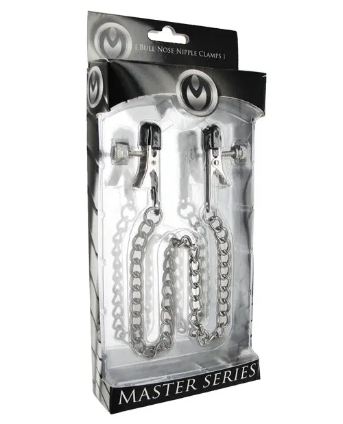 Master Series Ox Bull Nose Nipple Clamps XR Brands Male Sex Toys