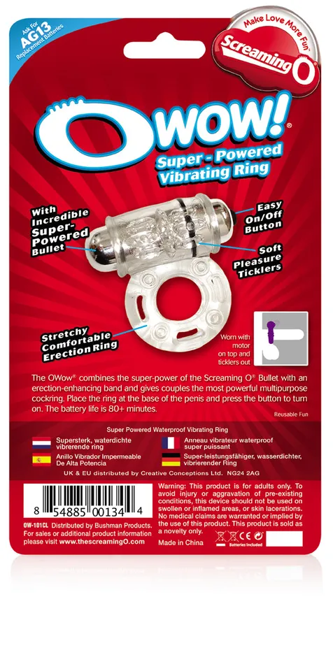 O Wow Each Purple Bushman Products Vibrators