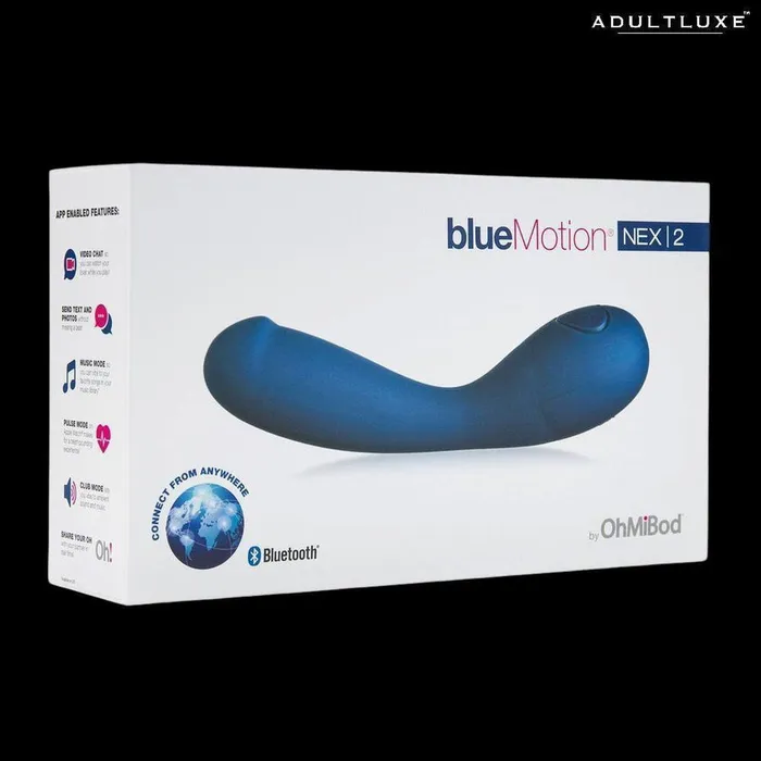 Ohmibod Female Sex Toys Bluemotion App Remote Control Nex2 GSpot Vibrator 2nd Gen With App