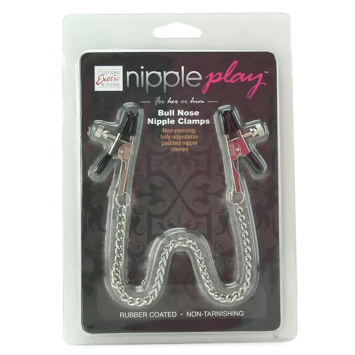 pink cherry Couples Calexotics nipple play Bull Nose Nipple Clamps pink cherry Couples Calexotics nipple play Bull Nose Nipple Clamps