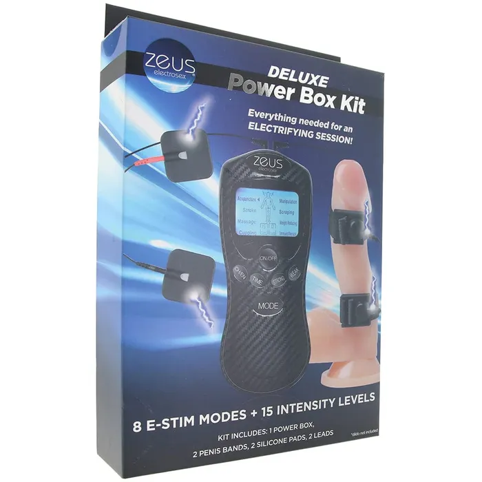 pink cherry Couples XR Brands Zeus Deluxe Power Box Kit