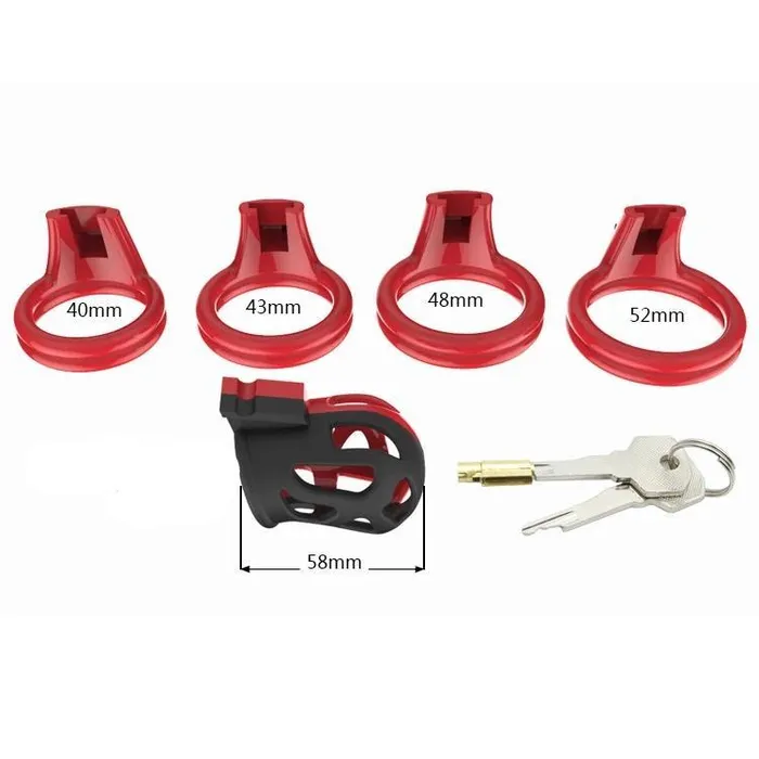 Plastic Cage of Chastity Perverse Humiliation CHASTITY CAGE CO Male Sex Toys