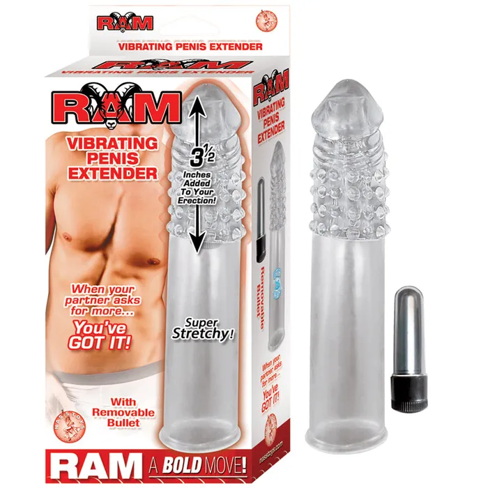 Ram 35In Vibrating Penis Extender Clr Nasstoys Male Sex Toys
