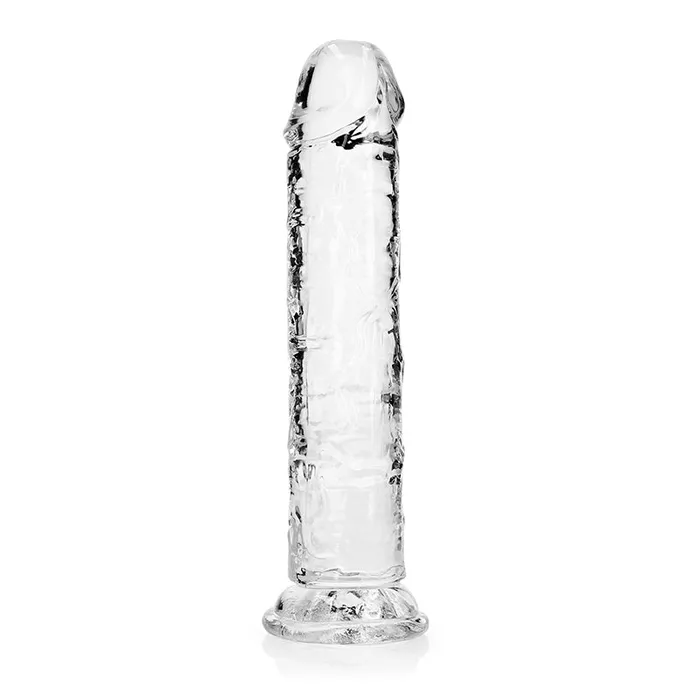 Realrock Cc 8In Straightdildonoball Clr Shots America Llc Female Sex Toys