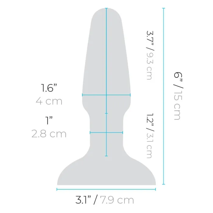 RIMMING PLUG 2 BLACK bVibe Anal