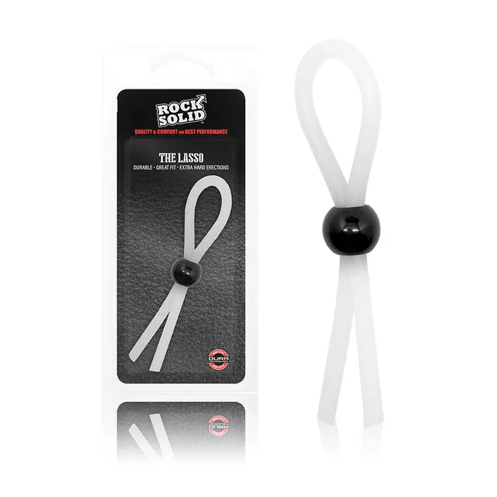 Rock Solid Lasso Single Lock Adj Clear Doc Johnson Dildos