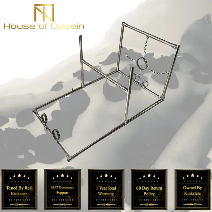 Sex Furniture Versatile Stainless Steel Bondage Frame Kink Fetish Restraints House of Dasein Couples
