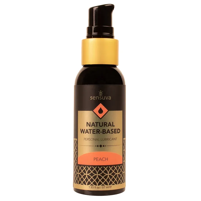 Sexual Health Wellbeing Sensuva Natural Waterbased Lubricant Peach 2Oz