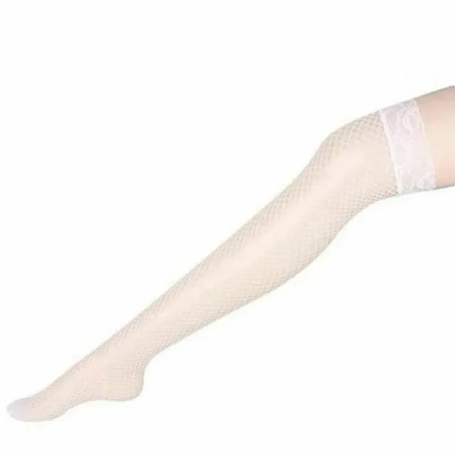 Stockings Thigh High Lace Top Fishnet Sexy Lingerie Erotic Hosiery House of Dasein Couples