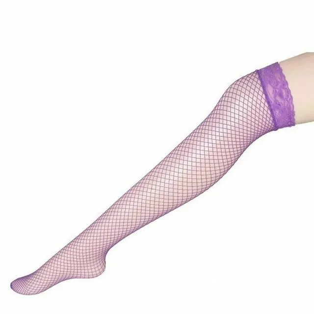 Stockings Thigh High Lace Top Fishnet Sexy Lingerie Erotic Hosiery House of Dasein Couples