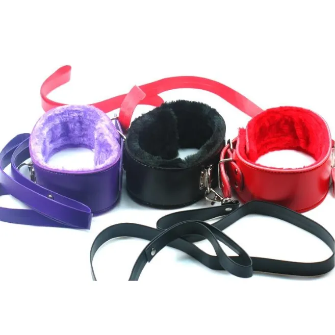 Vibrators Collars Leashes Bdsm Plush Adjustable Collar Leash Purple Black Red Bondage Restraints Kink House of Dasein Vibrators Collars Leashes Bdsm Plush Adjustable Collar Leash Purple Black Red Bondage Restraints Kink House of Dasein