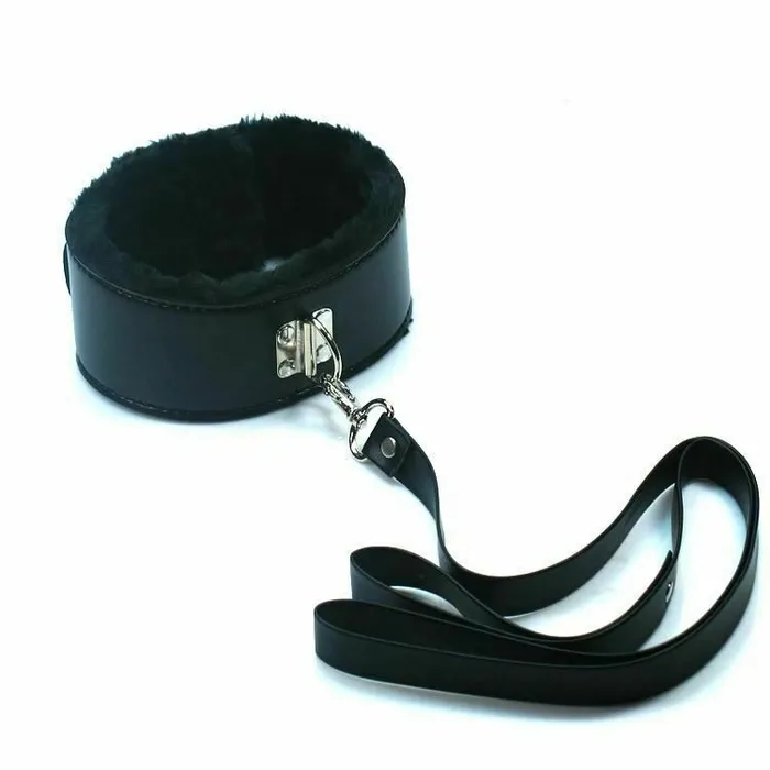 Vibrators Collars Leashes Bdsm Plush Adjustable Collar Leash Purple Black Red Bondage Restraints Kink House of Dasein