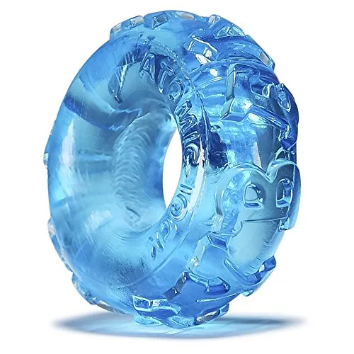 Vibrators Jelly Bean Cockring Ice Blue Net OXBALLS