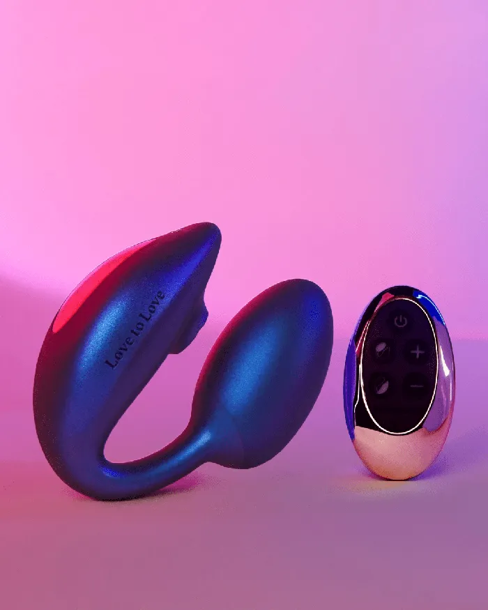 Wonderlover Hands Free Clitoral and GSpot Vibrator with Remote Deep Blue Lovely Planet Female Sex Toys Wonderlover Hands Free Clitoral and GSpot Vibrator with Remote Deep Blue Lovely Planet Female Sex Toys