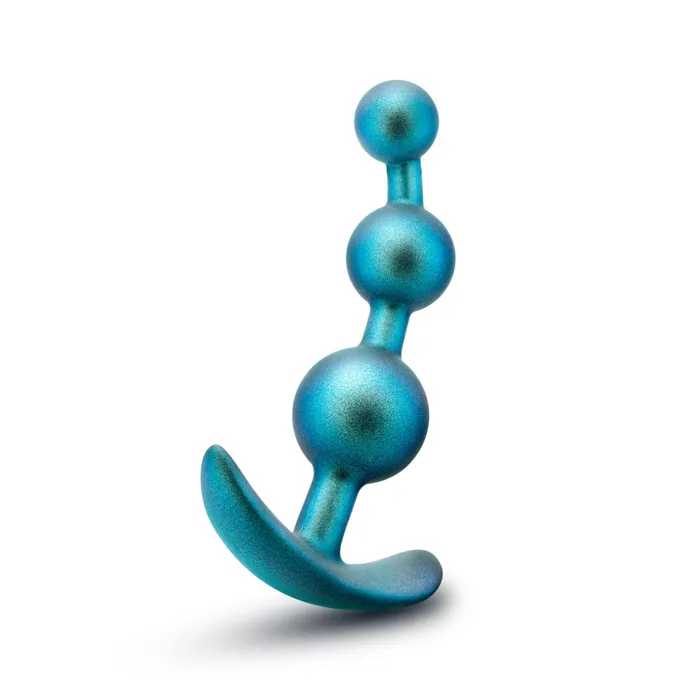 Anal Blush Anal Adventures Matrix Gamma Beaded Plug Neptune Teal
