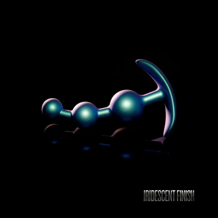 Anal Blush Anal Adventures Matrix Gamma Beaded Plug Neptune Teal
