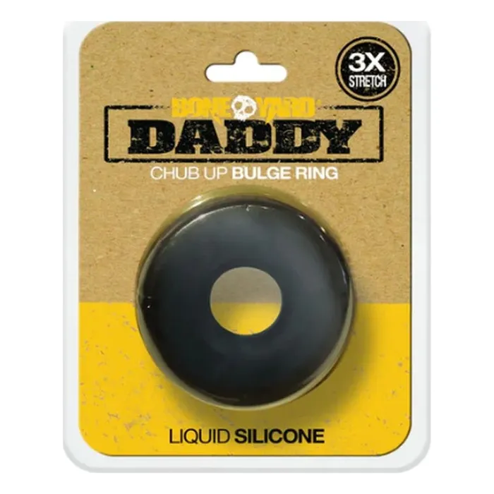 Anal Boneyard Daddy Silicone Ring Black Black