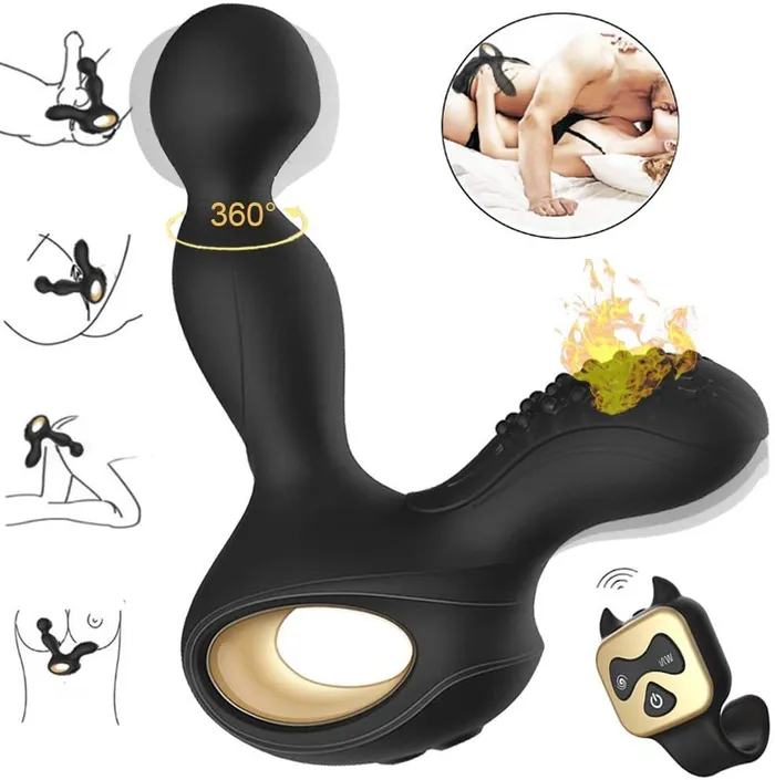 Anal Lusty Age Wireless Heating Prostate Massager Anal Sex Toy