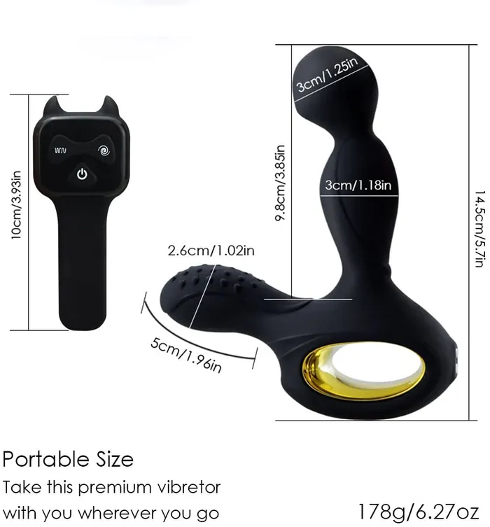 Anal Lusty Age Wireless Heating Prostate Massager Anal Sex Toy