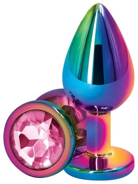 Anal NS NOVELTIES REAR ASSETS MULTICOLOUR BUTT PLUG WITH CIRCLE