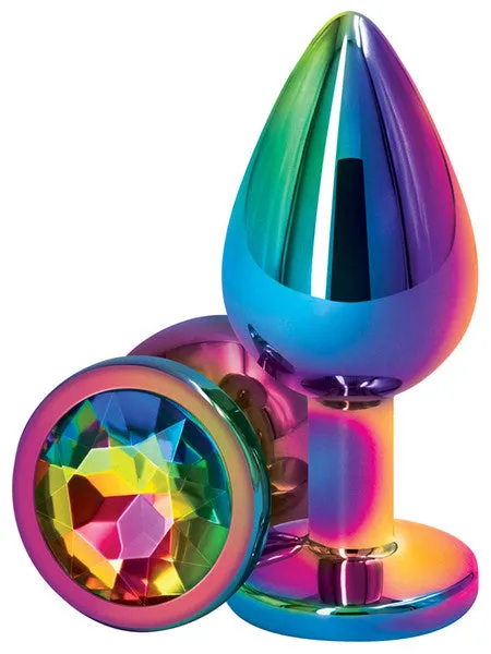 Anal NS NOVELTIES REAR ASSETS MULTICOLOUR BUTT PLUG WITH CIRCLE