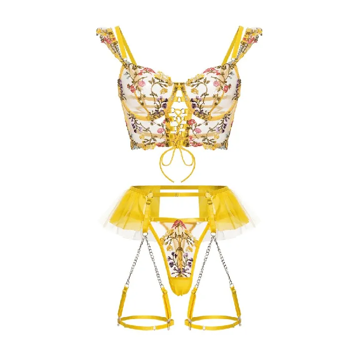 Anal Transparent Bra Set for Women Sexy Fairy Lace Underwear Luxury Exotic Lingerie EVEs SECRETS
