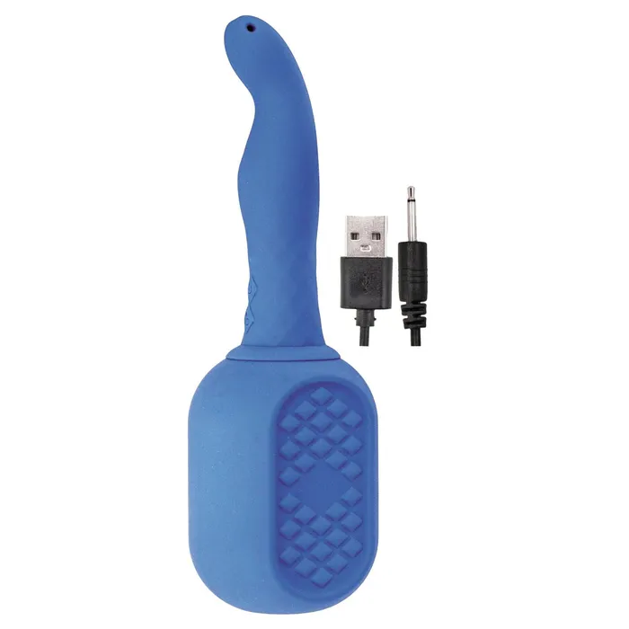 Anal Vibrating Douche Blue Nasstoys Anal Vibrating Douche Blue Nasstoys