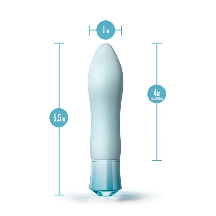 Blush Female Sex Toys Oh My Gem Ardor Warming Tapered Vibrator with Diamond
