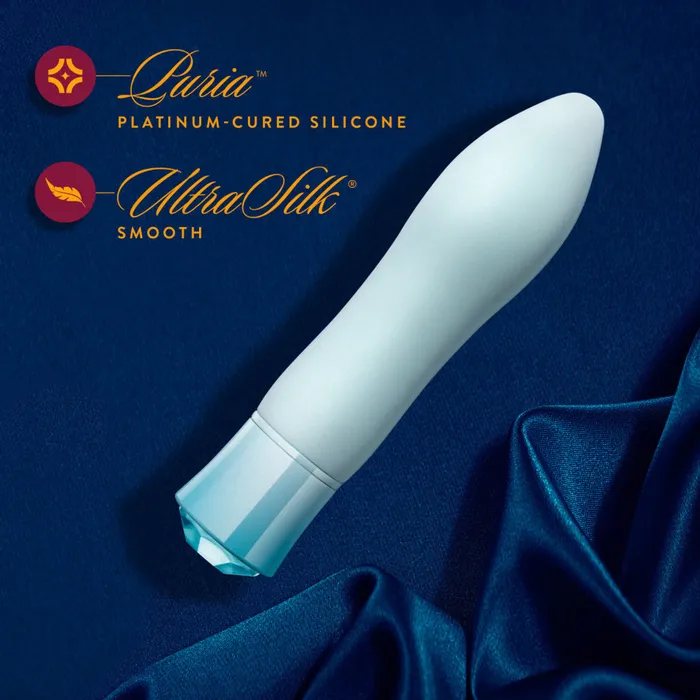 Blush Female Sex Toys Oh My Gem Ardor Warming Tapered Vibrator with Diamond