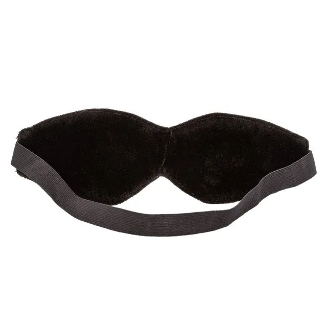 CalExotics Anal Radiance BLACKOUT EYE MASK Black Blindfold with Sparkling Rhinestones