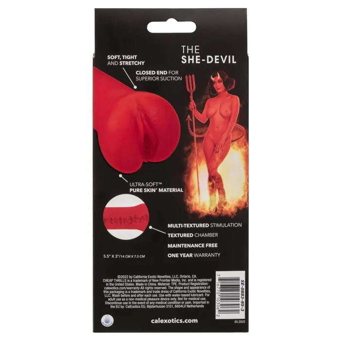 CalExotics Cheap Thrills the She Devil Red Vibrators CalExotics Cheap Thrills the She Devil Red Vibrators