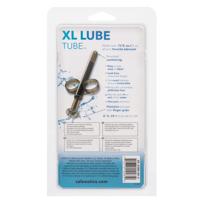 CalExotics Male Sex Toys Water Systems XL LUBE TUBE 23ml Smoke